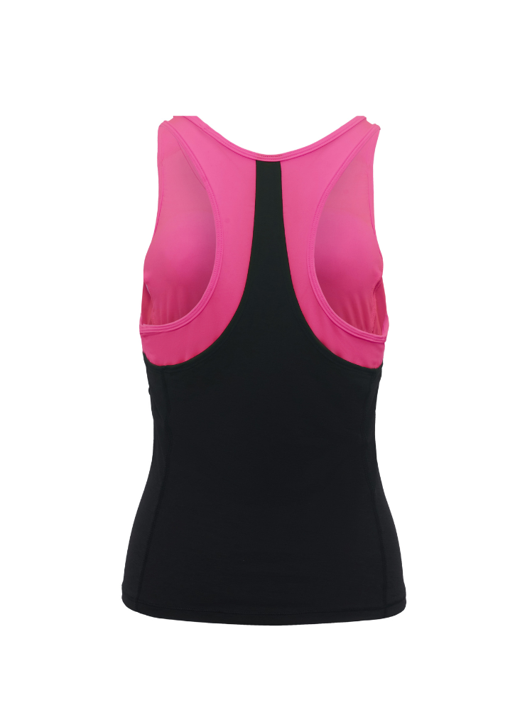 ONWAYS Tanktop Black & Pink Fitness